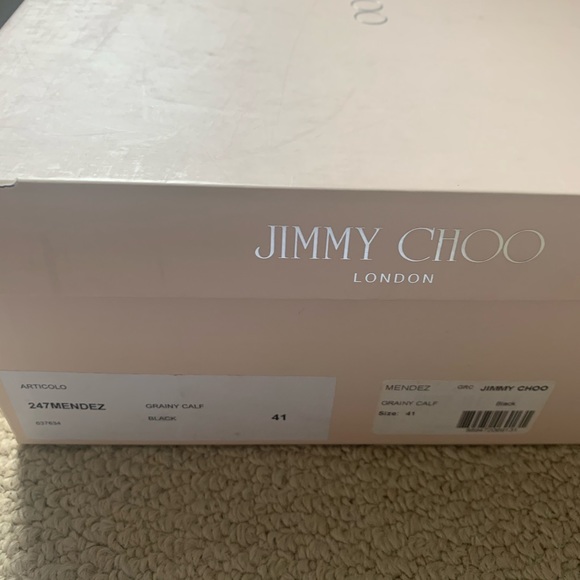 Jimmy Choo Mendez black Bootie Calf Leather size 41 - Picture 3 of 8